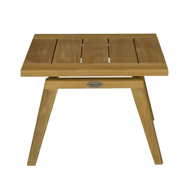 Admiral 20 Inch Square Teak End Table by Royal Teak Collection