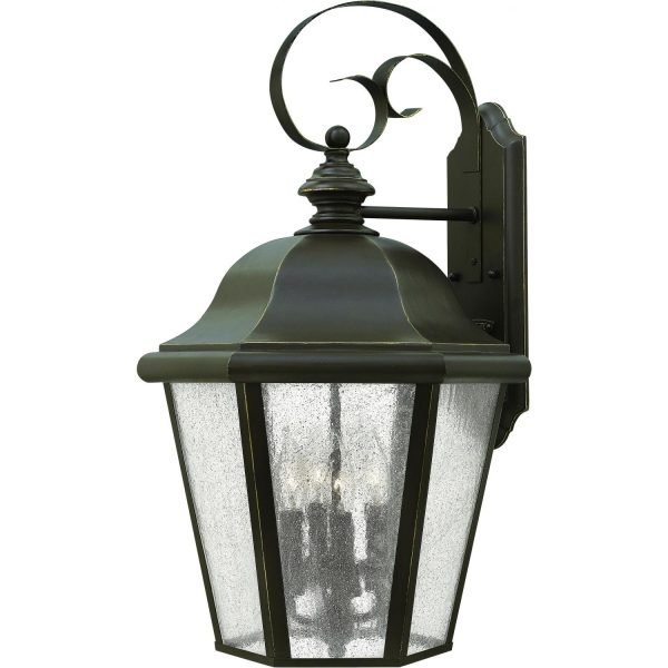 Hinkley Lighting Edgewater Four Light 26-Inch Outdoor Wall Light - Oil Rubbed Bronze - 1675OZ