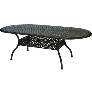 Series 60 84 X 42 Inch Cast Aluminum Dining Table by Darlee