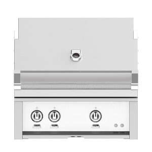 Hestan 30-Inch Built-In Natural Gas Grill W/ Rotisserie - Froth - GABR30-NG-WH