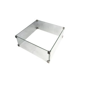 Lakeview Montreal Glass Square Wind Screen - SCOFG224-WS