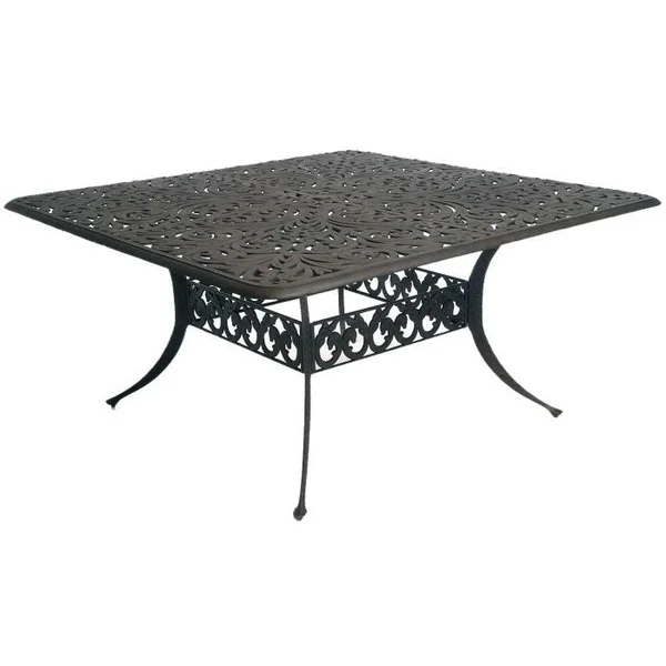 Chateau 60" Square Dining Table - Desert Bronze