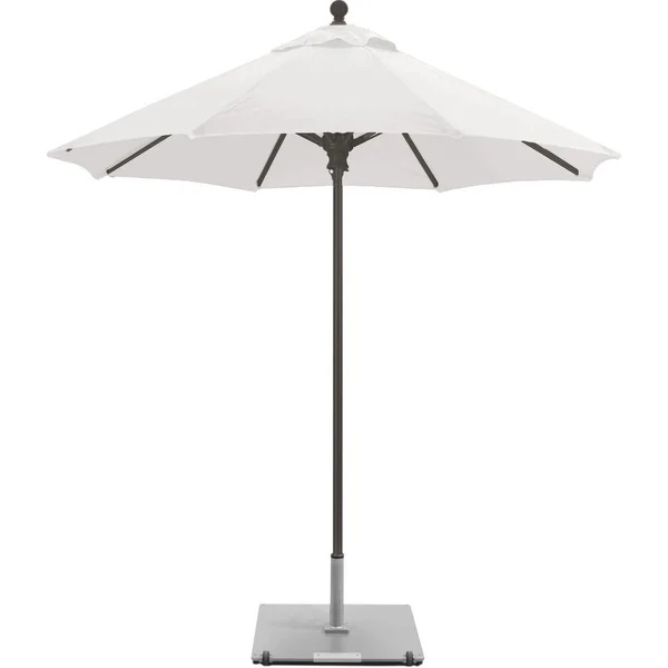 Galtech 7.5 Ft. Commercial Octagonal Aluminum Patio Market Umbrella W/ Push Lift - Antique Bronze Frame W/ Sunbrella Canvas Canvas Canopy