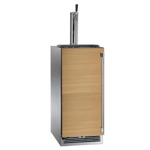 Perlick 15-Inch Signature Series Stainless Steel Panel Ready Outdoor Beverage Dispenser - Left Hinged - HP15TO-4-2L-1