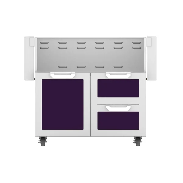 Hestan Double Drawer And Door Tower Cart For 36-Inch Gas Grill - Lush - GCR36-PP