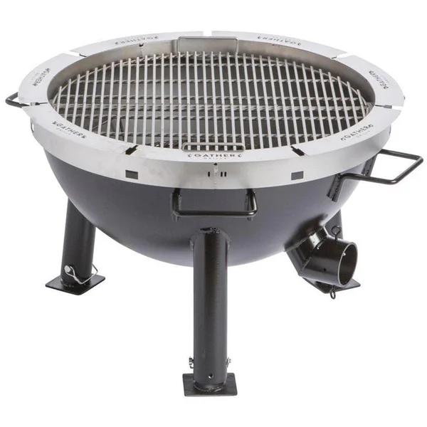 Gather Grills Tailgater 28-Inch Wood Fired Grill W/ Starter Package - T1000-Starter-Black