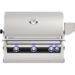 Fire Magic Echelon Diamond E660i 30-Inch Built-In Natural Gas Grill w/ Rotisserie, Left Side Infrared Burner & Analog Thermometer - E660I-9LAN