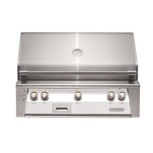 Alfresco ALXE 36-Inch Built-In Propane Grill With Rotisserie in Signal White Matte - ALXE-36-LP-SM9003