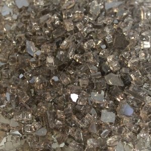 White Mountain Hearth By Empire Crushed Fire Glass - Bronze Reflective