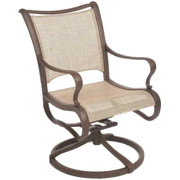 Central Park Sling Swivel Rocker - Desert Bronze