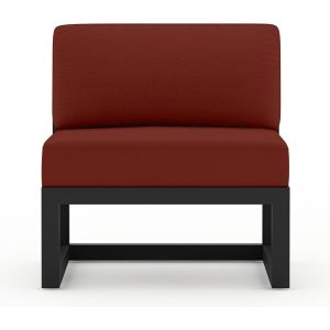 Misty Cove Aluminum Middle Section in Black/Canvas Henna by Lakeview Outdoor Designs