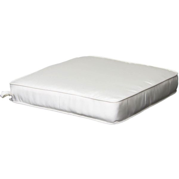 Sunbrella Canvas Natural Extra Large Outdoor Replacement Seat Cushion W/ Piping By BBQGuys Signature