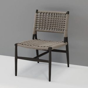 Grigio Aluminum Armless Dining Chair by Sunset West