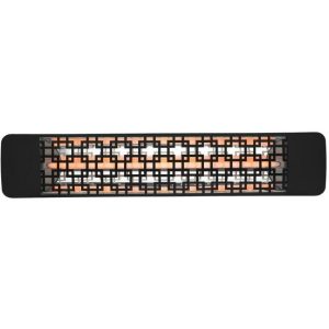 Eurofase Brix Series 39 Inch 2000 Watt Single Element Marine Grade 208V Electric Patio Heater in Black - EF20208B5