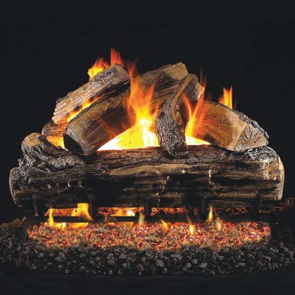 Peterson Real Fyre 18-Inch Split Oak Gas Logs (Logs Only - Burner Not Included)