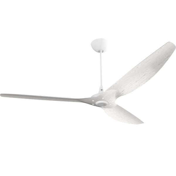 Big Ass Fans 84-Inch Haiku Ceiling Fan Universal Mount W/20-Inch Downrod in White/Driftwood - MK-HK4-071906A259F772G10I20