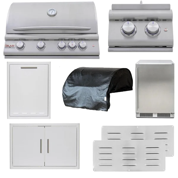 Blaze LTE+ Marine Grade 8-Piece 32-Inch Propane Outdoor Kitchen Package