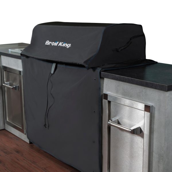Broil King Premium Heavy Duty PVC Polyester Grill Cover For Built-In Imperial 490 & Regal S420 Grills - 68591