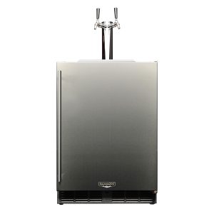 Kalamazoo Signature 24 Inch Refrigerated Keg Tapper - Right Hinge - Lock - 2 Tap - K-HP24TO-4-1RL-2-S4