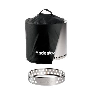Ranger 15 Inch Round Stainless Steel Wood-Burning Fire Pit in Stainless Steel by Solo Stove