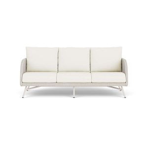 Essence Lloyd Loom Sofa in Antique White/Sailcloth Salt by Lloyd Flanders