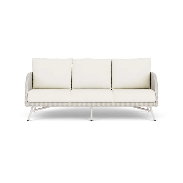Essence Lloyd Loom Sofa in Antique White/Sailcloth Salt by Lloyd Flanders