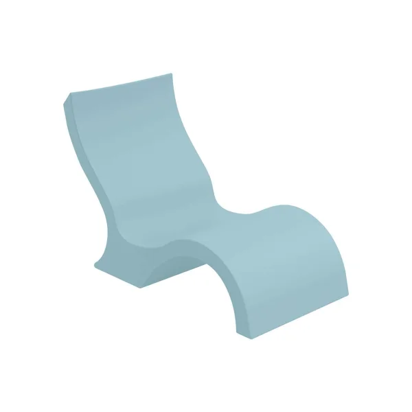 Signature Polyresin Lowback In Pool Chaise Lounge in Frost by Ledge Lounger