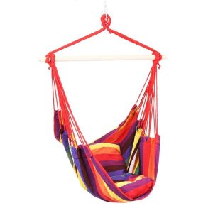 Ultimate Patio Hanging Hammock Chair w/ Cushions - Sunset