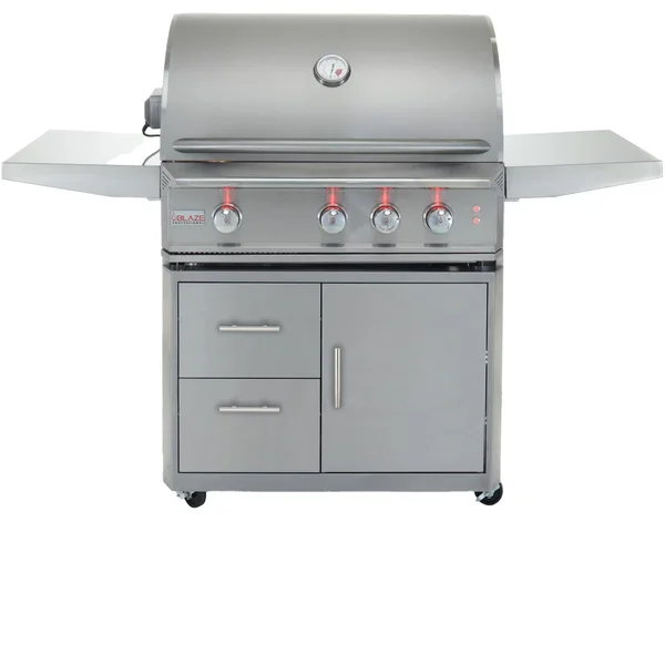 Blaze Professional LUX 34-Inch 3-Burner Propane Grill w/ Rear Infrared Burner
