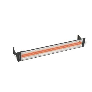 Infratech WD-Series 61 1/4-Inch 6000W Dual Element Electric Infrared Patio Heater - 240V - Black - WD6024SS-BLK