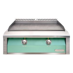 Alfresco 30-Inch Built-In Natural Gas Griddle in Light Green - AXE-30GT-NG-S6027