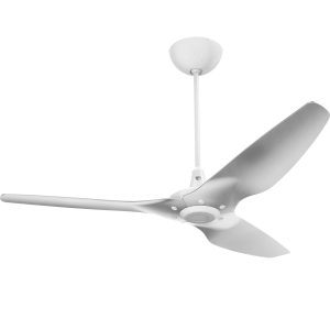 Big Ass Fans 60-Inch Haiku Ceiling Fan Universal Mount W/20-Inch Downrod in White/Brushed Aluminum - MK-HK4-052506A259F531G10I20
