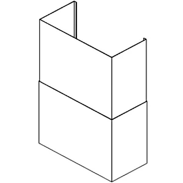 Trade-Wind 10 Ft Ceiling Duct Cover For Pyramid Style 42-Inch Hood - PDC7242-10