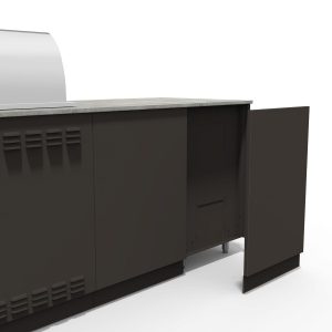 Blaze Morning Glow 10-Ft Outdoor Kitchen Island Back Panels in Architectural Bronze (40-Inch Grills)