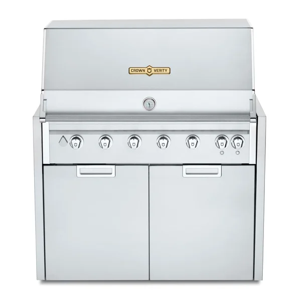 Crown Verity Infinite Series 42-Inch Modular Propane Gas Grill W/ Lights - Bulk Tank - IGM42-SIBULK-LT