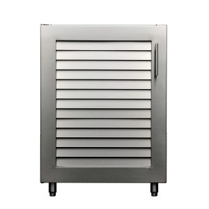 Kalamazoo Signature 24 Inch Warming Cabinet - Louvered Door - Left Hinge - Lock - K-WRM-24-LL-S4