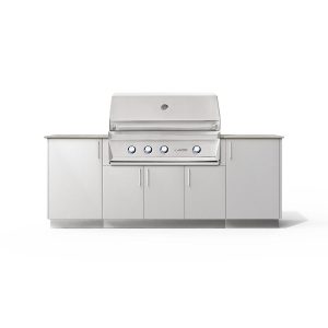 Urban Bonfire Sierra 42 Outdoor Kitchen w/ Twin Eagles Natural Gas Grill, Keon Dekton Countertop & Chantilly Finish - B-Sierra-42-TwinEagles-Keon-Chantilly