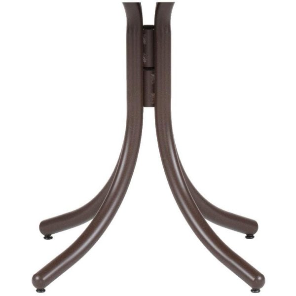 Telescope Casual Aluminum Dining Height Legs Only - Textured Kona