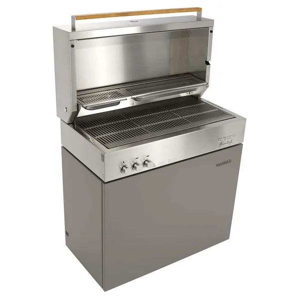Flammkraft Model D Propane Gas Grill - Taupe - 1029541