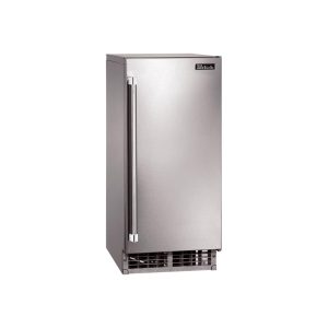 Perlick 15 Inch Undercounter Signature Series Cubelet Ice Maker Stainless Steel Solid Door w/ Integrated Pump - Right Hinge - HP15CU-1R