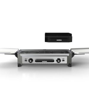 Magma Crossover Double Burner Camping Stove With Griddle Top