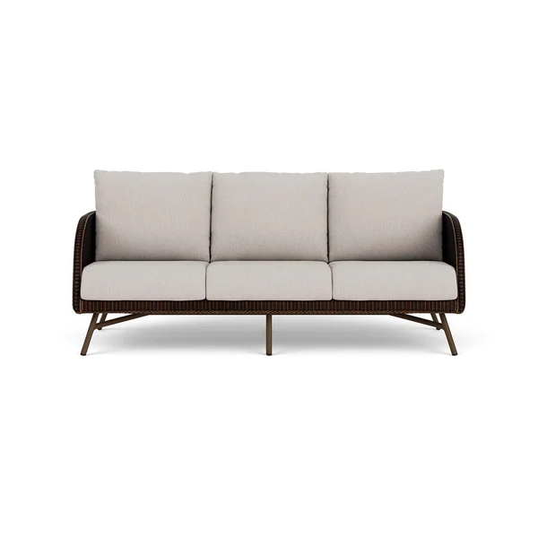 Essence Lloyd Loom Sofa in Mink/Remy Cloud by Lloyd Flanders