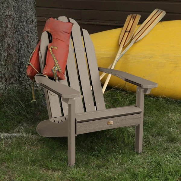 Paradise Key Recycled Plastic Adirondack Chair in Woodland Brown by Lakeview Outdoor Designs
