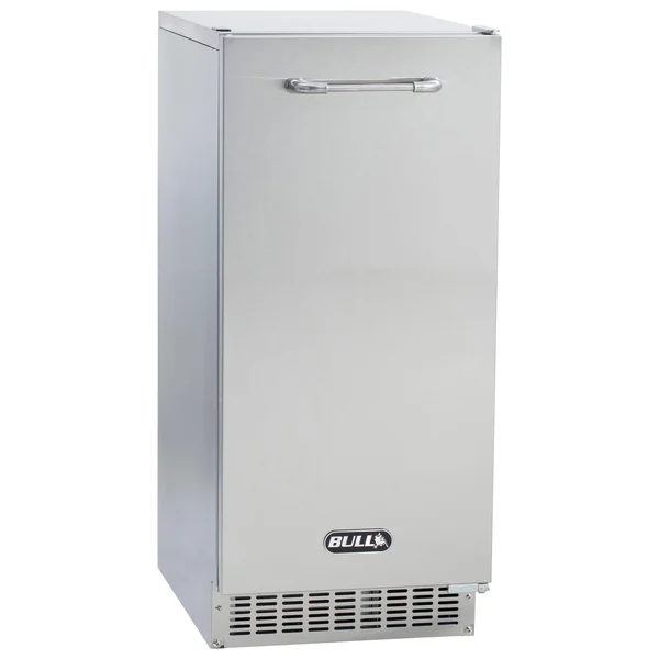 Bull 60 Lb. 15-Inch Outdoor Rated Commercial Ice Maker With Drain Pump - 13200