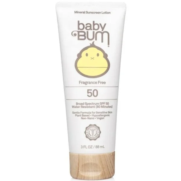 Sun Bum Baby Bum Mineral SPF 50 Sunscreen Lotion - Fragrance Free