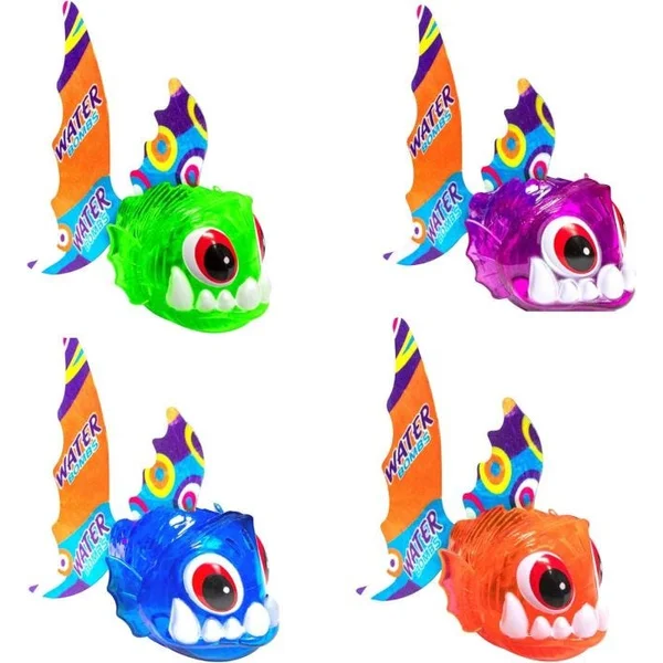 Light Up Piranha Fish Dive Toy 4-Pack