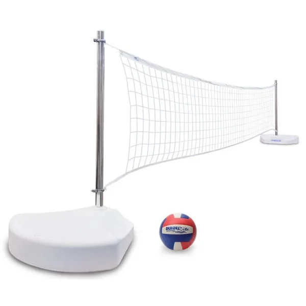 Watervolly Stainless Steel Adjustable Pool Volleyball Set