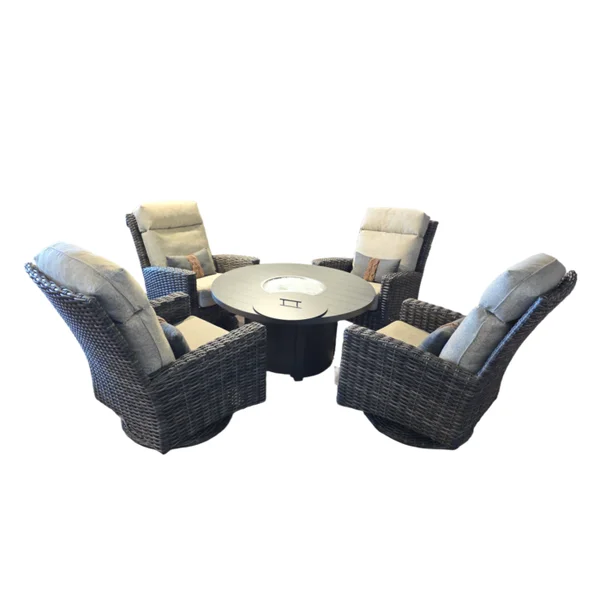 Ventura 5-Piece Fire Pit Chat Set