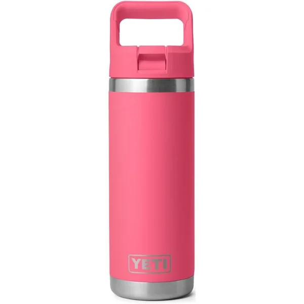 YETI Rambler 18oz Bottle with Straw Top - Tropical Pink