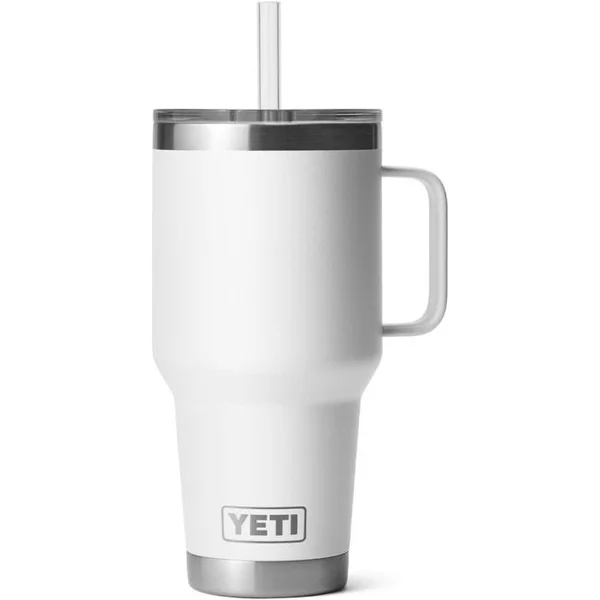 YETI Rambler 35oz Straw Mug - White
